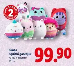 Lidl Simba Squishi gosedjur, SEK 99.9 erbjuda