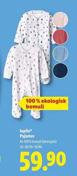 Lidl lupilu Pyjamas, SEK 59.9 erbjuda