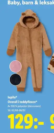Lidl lupilu Overall i teddyfleece, SEK 129 erbjuda