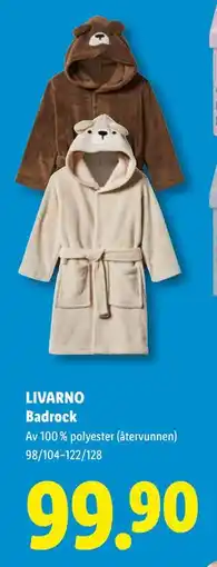 Lidl LIVARNO Badrock, SEK 99.9 erbjuda