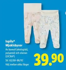 Lidl lupilu Mjukisbyxor, SEK 39.9 erbjuda