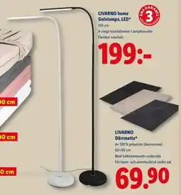 Lidl LIVARNO home Golvlampa, LED, SEK 199 erbjuda