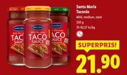 Lidl Santa Maria Tacosås, SEK 21.9 erbjuda