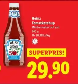 Lidl Heinz Tomatketchup, SEK 29.9 erbjuda