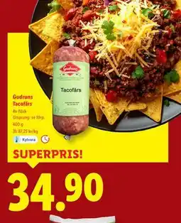 Lidl Gudruns Tacofärs, SEK 34.9 erbjuda