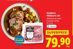 Lidl Dalsjöfors Fläskkarré i bit, SEK 79.9 erbjuda
