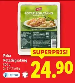 Lidl Peka Potatisgratäng, SEK 24.9 erbjuda