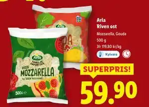 Lidl Arla Riven ost, SEK 59.9 erbjuda