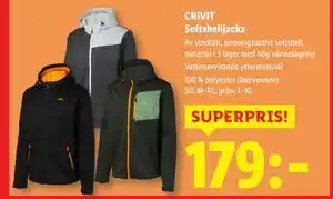 Lidl CRIVIT Softshelljacka, SEK 179 erbjuda