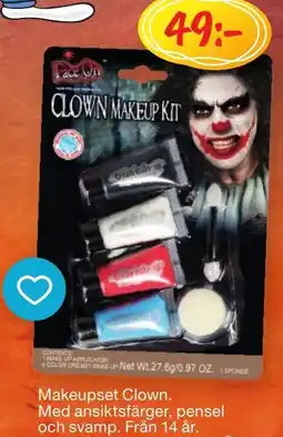 Leklust Makeupset Clown. erbjuda
