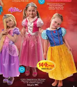 Leklust 4-Girlz. Sagoklänning. erbjuda