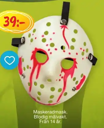 Leklust Maskeradmask. erbjuda