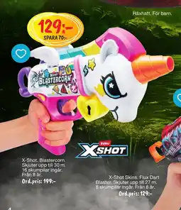 Leklust X-Shot Skins. Flux Dart Blaster. erbjuda
