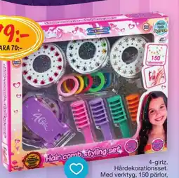 Leklust 4-girlz. Hårdekorationsset. erbjuda