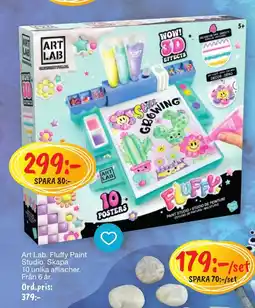 Leklust Art Lab. Fluffy Paint erbjuda