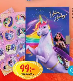 Leklust Unicorn Academy. erbjuda