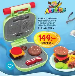 Leklust Artkids. Lekleraset Mästerkock. erbjuda