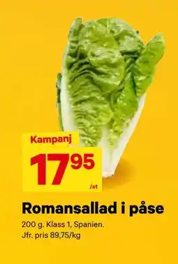 City Gross Romansallad i påse, SEK 17.95 erbjuda