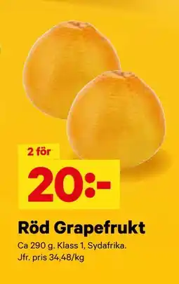 City Gross Röd Grapefrukt, SEK 20 erbjuda