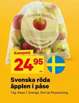 City Gross Svenska röda äpplen i påse, SEK 24.95 erbjuda