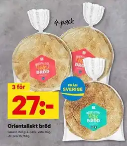 City Gross Orientaliskt bröd, SEK 27 erbjuda