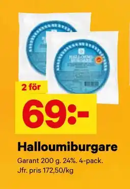 City Gross Halloumiburgare, SEK 69 erbjuda