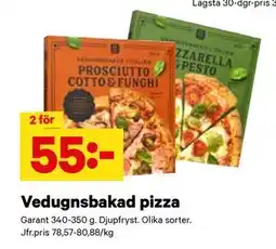 City Gross Vedugnsbakad pizza, SEK 55 erbjuda