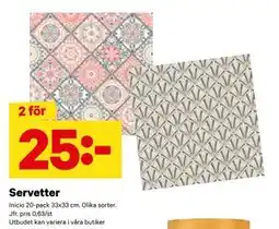 City Gross Servetter, SEK 25 erbjuda