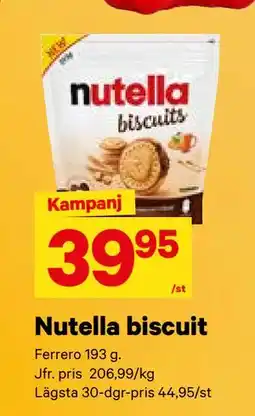 City Gross Nutella biscuit, SEK 39.95 erbjuda