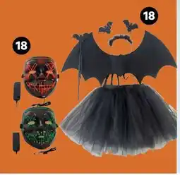 City Gross Halloweendräkt, LED-mask, SEK 179 erbjuda
