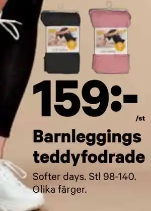 City Gross Barnleggings teddyfodrade, SEK 159 erbjuda