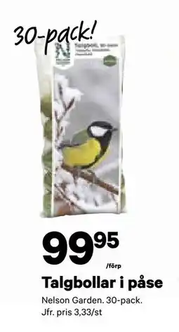 City Gross Talgbollar i påse, SEK 99.95 erbjuda