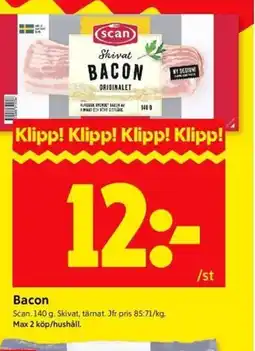 ICA Kvantum Scan Bacon erbjuda