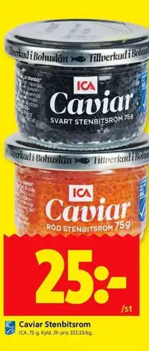 ICA Kvantum ICA Caviar Stenbitsrom erbjuda