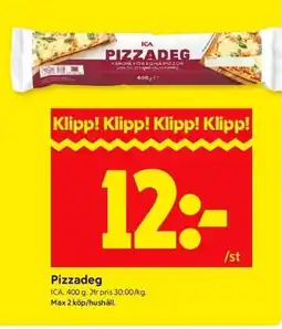 ICA Kvantum ICA Pizzadeg erbjuda