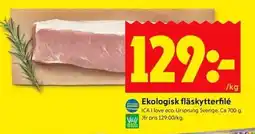 ICA Kvantum Ekologisk fläskytterfilé erbjuda