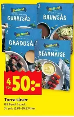ICA Kvantum Blå Band Torra såser erbjuda