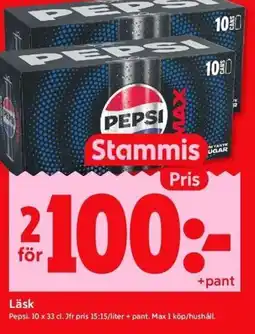 ICA Kvantum PEPSI Läsk erbjuda