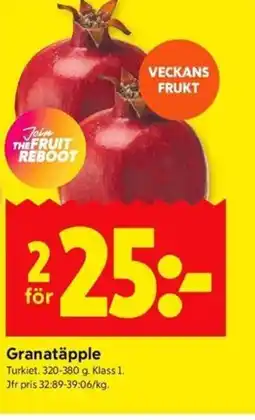 ICA Kvantum Granatäpple erbjuda