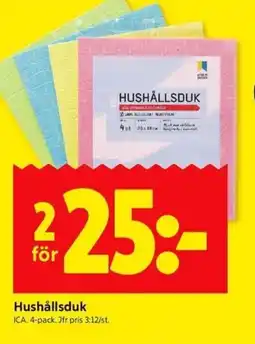 ICA Kvantum ICA Hushållsduk erbjuda