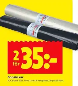 ICA Kvantum ICA. Sopsäckar erbjuda