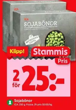 ICA Kvantum ICA Sojabönor erbjuda