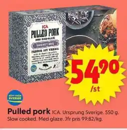 ICA Supermarket ICA Pulled pork erbjuda