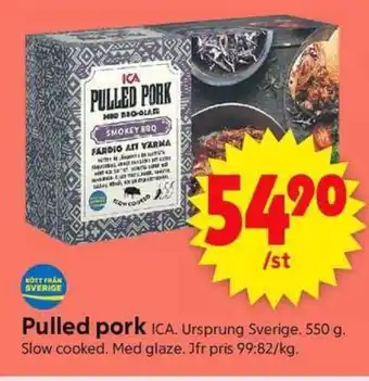 ICA Supermarket ICA Pulled pork erbjuda