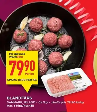 Willys Blandfärs erbjuda