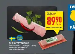 Willys Fläskytterfilé erbjuda