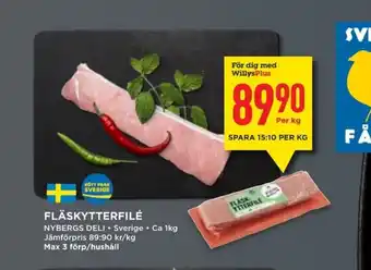 Willys Fläskytterfilé erbjuda