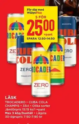 Willys Läsk erbjuda