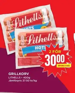 Willys LITHELLS Grillkorv erbjuda