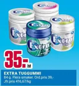 ÖoB Extra tuggummi erbjuda
